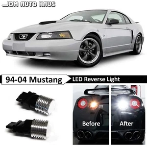 White High Power Reverse Backup 3157 LED Lights Bulb Fits Ford Mustang 1994-2004 - Imagen 1 de 12