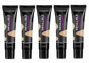 10 X L'OREAL INFALLIBLE TOTAL COVER 24 HR MAKEUP FOUNDATION ❤ 9 LIGHT SAND ❤(UB) - Picture 1 of 1