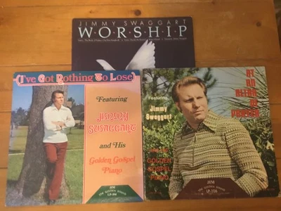 Jimmy Swaggart Lot of 3 Albums, See Pictures, Vinyls Visually rated, Gospel   R4 - Imagem 1 de 4