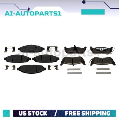 Kit pastillas freno delantero trasero para Chrysler Pacifica 2004 2005 2006 2007 2008 Foto 1 de 4