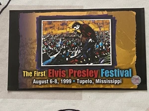 V.RARE: Gold Plated Coin from First Tupelo Festival in 1999 *NR AS NEW* - Picture 1 of 9