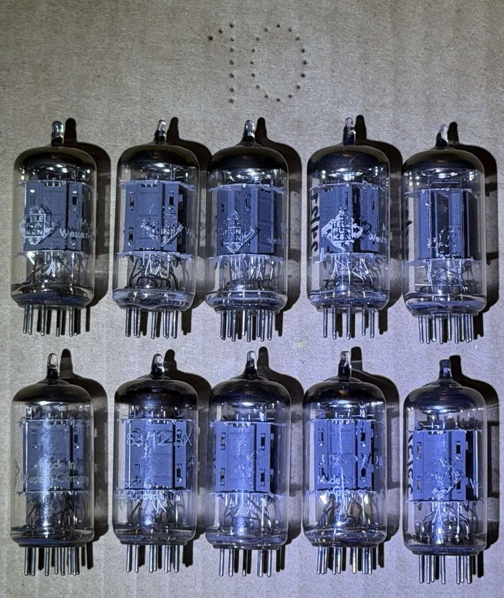 希少 Telefunken ECC83 スムースプレート ダイヤ 同一3本セット 希少 Telefunken ECC83 スムースプレート ダイヤ 同一3本セット