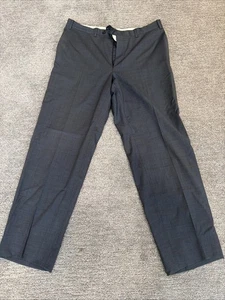 Canali Men's Dress Pants 54/7  Grey Blue - Picture 1 of 7