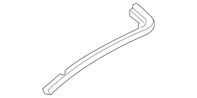 Genuine GM Upper Weather-Strip 84007388 - Image 1 of 4