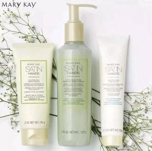 Mary Kay Satin Hands Set White Tea & Citrus Full Size Brand New In Packaging - Picture 1 of 6
