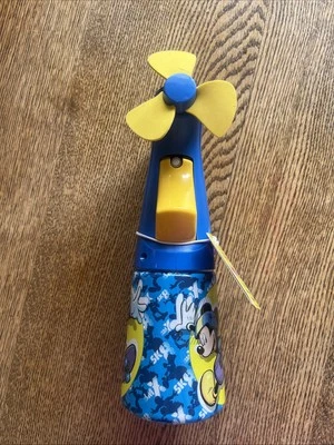 Ventilador de niebla alimentado por batería Disney Mickey Mouse Skateboarding O2cool NUEVO Foto 1 de 3