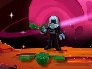 Retired Fisher-Price Imaginext Series 12 Retro Clawtron Figure Complete! - Picture 1 of 7