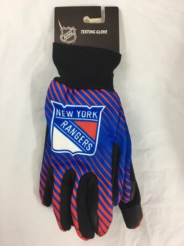New York Rangers Texting Gloves Hockey Gloves Polyester Gloves NHL Rangers NYR! Cover