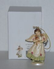 Angels Among Us Betty Singer Ornament Angel Love 2006 Ornament 3.5" With Puppy