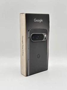 Google Pixel 9 Pro (GR83Y) 256GB Verizon - Obsidian Black - New Sealed - Zdjęcie 1 z 7
