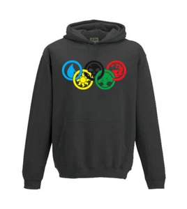 MTG: Magic the gathering elements olympic rings inspired Kids Hoodie - Picture 1 of 2