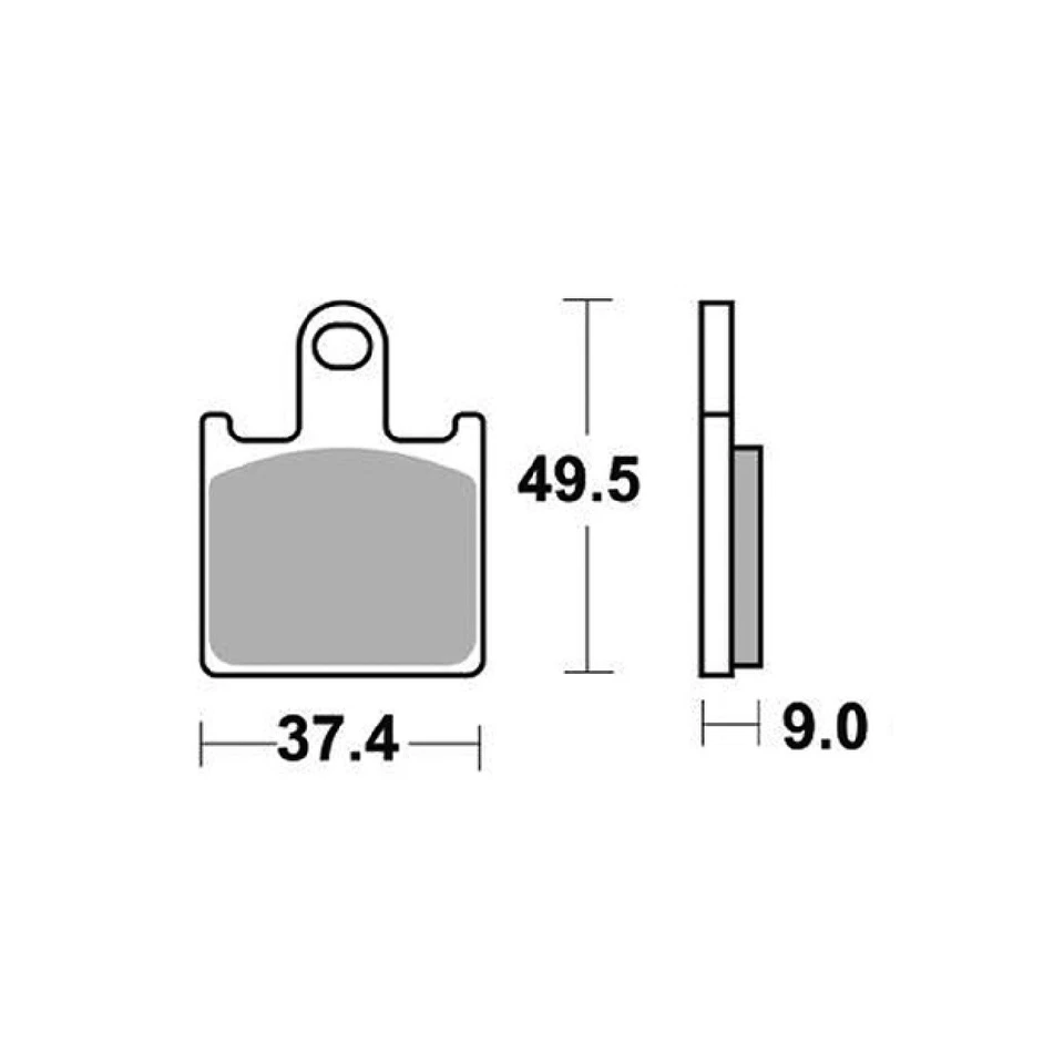 SBS 838DS-2 Pastiglie freno anteriori Racing KAWASAKI ZX6R Ninja 600 CC 07/16 - Immagine 1 di 1