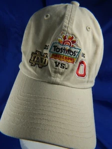 OHIO STATE TOSTITOS 2006 FIESTA BOWL Hat Cap used beige A5 - Picture 1 of 5