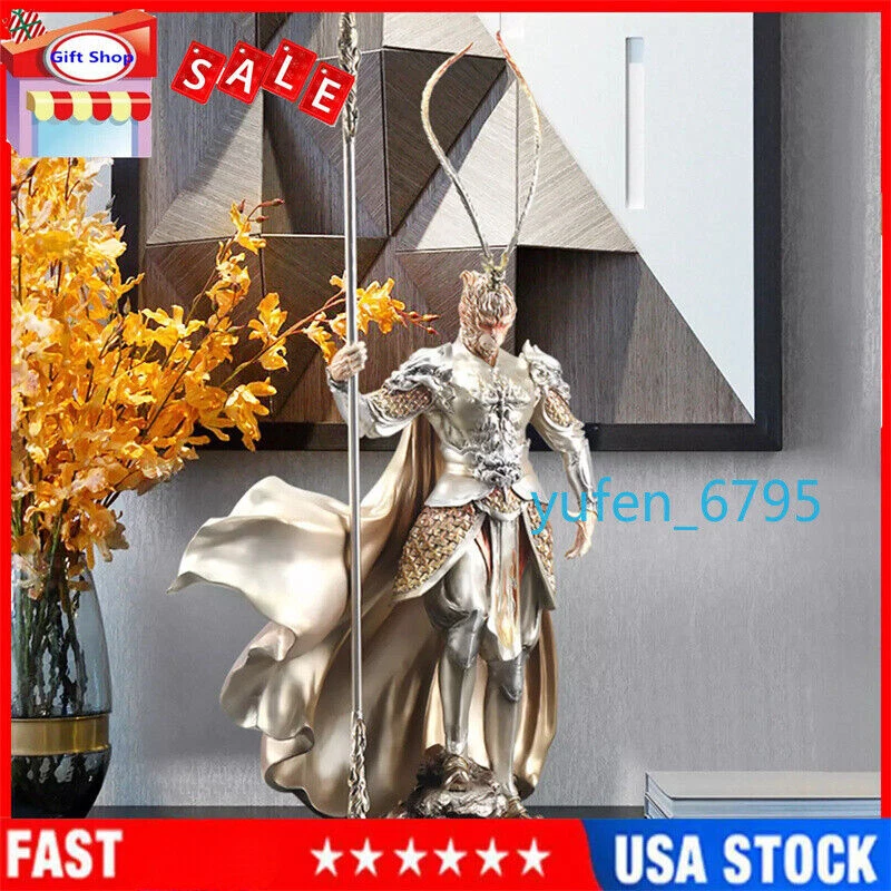 Black Myth: Wukong The Monkey King Figure Statue Model Gift Ornament Collectible - Image 1 of 4