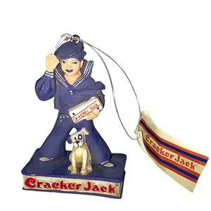 Vintage Midwest Cracker Jack Christmas Ornament Sailor Jack & Dog with Tag 2002 - Picture 1 of 6