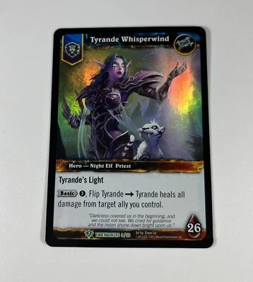 Tyrande Whisperwind Timewalkers 9/30 FOIL World of Warcraft WoW Grace Liu 2013 - Image 1 of 4