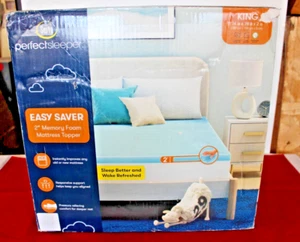 Colchón de espuma viscoelástica Serta-perfect Sleeper-2" fácil de ahorrar-KING - Imagen 1 de 5