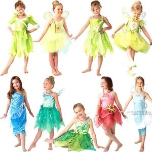Kind Mädchen FEEN Tinkerbell Pixie beleuchtet Kostüm Kostüme Buch Wochentag - Bild 1 von 7