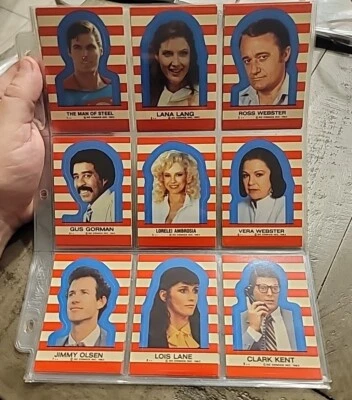 Juego de pegatinas DC Comics Superman The Man of Steel 1983 1-22 ver fotos Foto 1 de 3