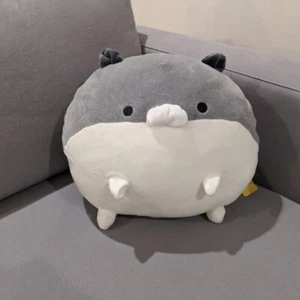 Taito Omochi Zoo Hamster Plush Mochi Huge Plushy Gray - Authentic Japan Import - Picture 1 of 4