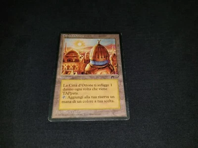 MTG 1x Chronicles Renaissance uncommon land HP Italian FBB City of Brass - Image 1 of 4