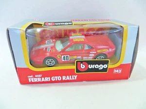 BURAGO 4107 'FERRARI GTO RALLY' RED. 1:43. MIB/BOXED. VINTAGE - Picture 1 of 5