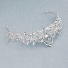  Bride Crystal Headpiece Nail Dip Tray Tiara Crown for Women