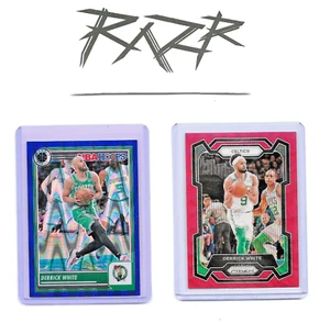 2023-24 Panini NBA Hoops Premium Stock Prizm Boston Celtics Derrick White #/99 - Picture 1 of 1