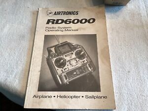Airtronics RD6000 Super Instruction Manual Original ***Fast Shipping***