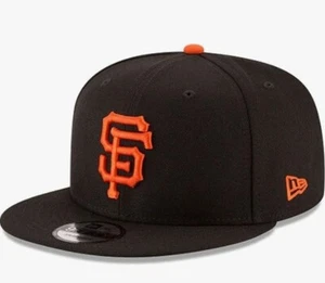 New Era San Fransisco Giants Black 9FIFTY Snapback Cap 950 MLB Adjustable Hat - Picture 1 of 3