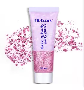 2er Pack Glitter Stick für Gesicht und Körper 50 ml - Pink - Bild 1 von 8