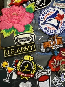 40 MIXED IRON on and SEW on patches. Huge patch USA Different Kind. #2 - Picture 1 of 12