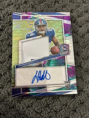Jalin Hyatt 2023 Panini Spectra Rpa Celestial Prizm Rc Auto (01/75) FOTL - Image 1 of 2