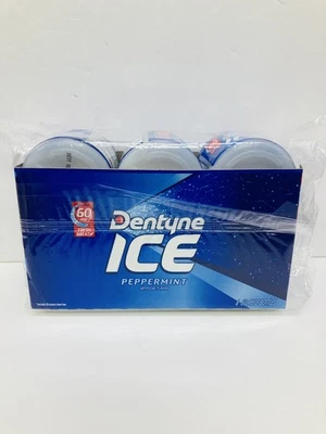 Dentyne MENTA HELADA 6 BOTELLAS DE 60 PIEZAS CADUCIDAD 8/26  Foto 1 de 4