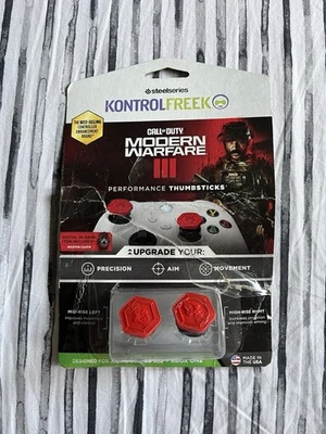 Kontrol Freek MW3 COD Performance Thumbsticks Xbox Red Damaged Package NEW - Image 1 of 4
