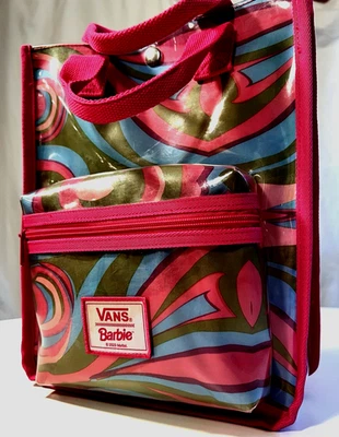 VANS x BARBIE, Mini Mochila, Transparente, Pink Swirl, Edición Limitada, Totalmente Nueva Foto 1 de 4