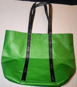 Kate Spade New York Green Black Reusable Bag Tote 20 X 14 - Picture 1 of 8