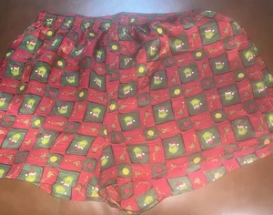 Vintage Dr Seuss Grinch Mens Medium Boxer Shorts 100% Silk Christmas - Picture 1 of 2