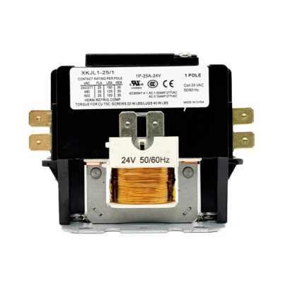 Contactor de propósito definido bobina de 24V 1P 1POLO 25A 24V BOBINA DE AC DP1P25A24V 1 pieza Foto 1 de 4