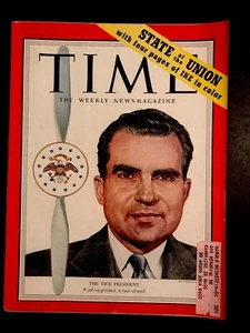 Jan 18, 1954 TIME Magazine ~ Richard M. Nixon ~ NICE! - Picture 1 of 2