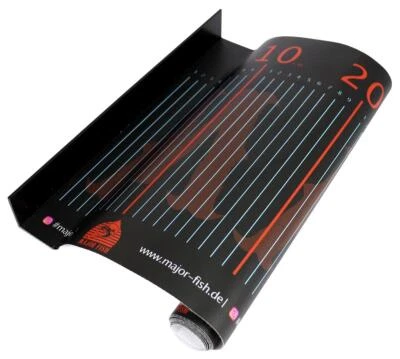 Major Fish Fisch Maßband Trout Ruler 105 cm x 30 cm mit Anschlag - Bild 1 von 4