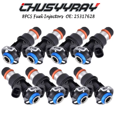 8x 25317628 inyectores de combustible para 2002 2003 2004 2005 Cadillac Escalade 5,3 L V8 Foto 1 de 4