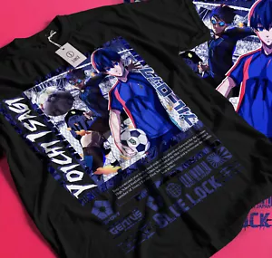 Yoichi Isagi T-shirt Blue lock shirt anime gift shirt,Meguru Bachira shirt 242 - Picture 1 of 6