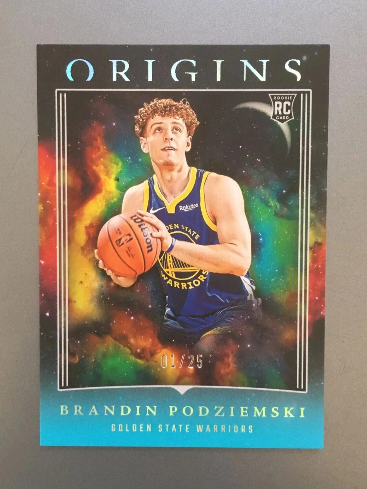 2023-24 Panini Origins Brandin Podziemski Turquoise 01/25 RC #24