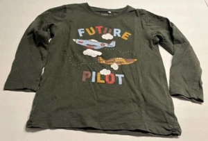 Khaki "Future Pilot" Langarmshirt - Größe: 92 - Marke: Name it - Bild 1 von 1