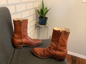 frye side zip boots