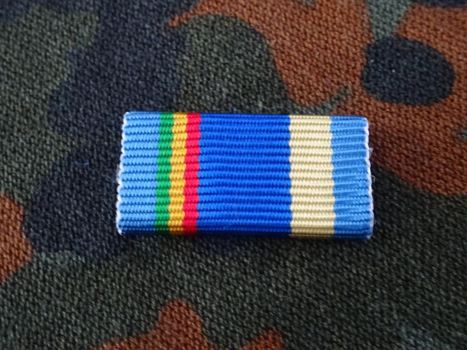 A27-056) UN Service Bandspange UN Mali Medal MINUSMA Bundeswehr System