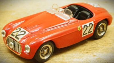 1:43 Auto Da Corsa ARTMODEL - Ferrari 166 Spider N° 22 Le Mans 1949 Senza OVP - Immagine 1 di 4