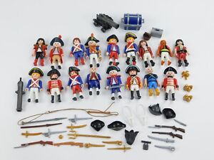 Playmobil Navy Admiral Pirate Schooner Lot Figures Accessories Swords Guns+
