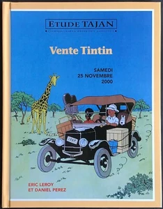 TAJAN Catalogue vente de Bandes dessinées TINTIN 25 novembre 2000 Très bon état - Picture 1 of 16
